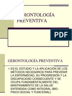 Gerontología Preventiva