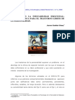 Combatiendo La Inestabilidad Emocional. Terapia Icónica para El Trastorno Límite de La Personalidad - Gardeta, A.