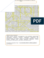 Sopa de Letras Microbiología