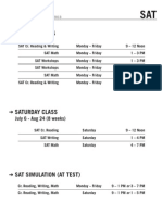 2013 Summer II Schedule Cresskill - SAT (Rev.0)