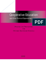 Cooperative Education: and Other Forms of Experiential Learning