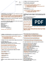 Exercicios de Revisão - 3° Bimestre