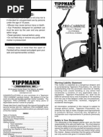 Tippmann Pro Carbine Manual