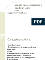 Características Físicas Mecánicas e Hidráulicas de Un Suelo