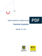 Guía de Práctica Clínica en Salud Oral - Paciente Gestante