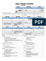 HCA 2013-2014 Calendar 