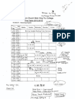 TP Timetable