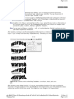 Warping Text PDF