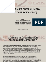 Organizacion Mundial Del Comercio (OMC)