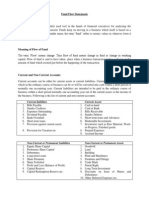 Fund Flow Statement Theory