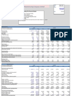 Hammond Manufacturing Company Limited: Guide of Reading This Financial Model