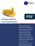 10 Step Guide To Lean Construction