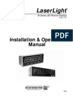 Laserlight: Installation & Operation Manual