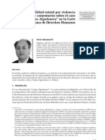 Abramovich (2010) Responsabilidad Estatal Por Violencia de Género Comentarios Sobre Campo Algodonero