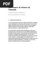 Cuestionario de Historia de Venezuela