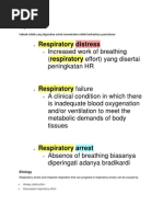 Respiratory Arrest