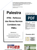 IFRS Reflexos Novas Normas Contábeis PMEs Marta 2702