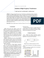 Power Loss Calculation of High Frequency Transformers: Geun-Soo Choi, Shin-Yong Yoon, Soo-Hyun Baek and Kim Yong