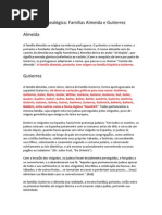 Almeida Gutierrez Origem Das Familias