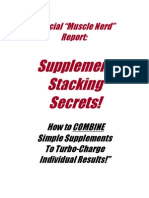 Supplement Stacking Report