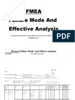 Failure Mode and Effective Analysis