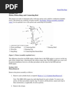 016 - Piston, Piston Rings, Connecting Rod