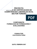 PLAN DE CURSO DE FORMACIÓN DE FORMADORES - Quito