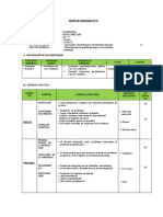 Sesion de Aprendizaje Sistema de Ecuaciones Con Dos Variables