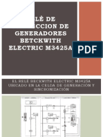 Relè de Proteccion de Generadores Betckwith Electric M3425a