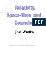 Relativity, Space-Time and Cosmology - J. Wudka