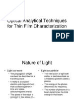 L13 Optical Characterization