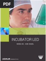 Incubator Led: MODEL NO. - ACM-I03420L