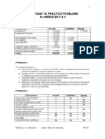 Soutions To Practice Problems For Modules 1 & 2