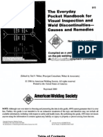 The Everyday Pocket Handbook For Visual Inspection and Weld Discontinuities - Causes and Remedies