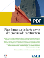 Plate-Forme Duree Vie Produits Construction