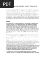 Automatas Celulares Juego de La Vida