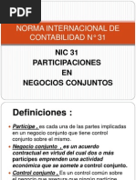 Norma Internacional de Contabilidad #31