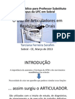 1 O Uso de Articuladores em Reabilitações Orais