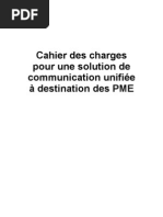 Cahier de Charge