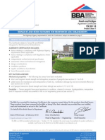 BBA Cert 99-R113 - Tensar RE and RE500 Geogrids For Reinforced Soil Embankments (Third Isuue, Feb 2010)