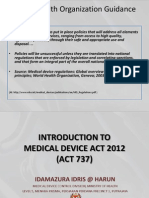 Medical Device Act 2012