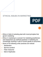 Ethical Issues in Marketing