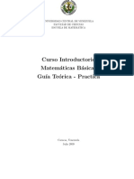 Curso Introductorio - Matematicas Basicas - Guia Teorica Practica Ucv PDF