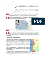 Controversia en Delimitación Marítima Entre Chile y El Perú