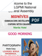 Welcome To The 11 PLGPMI National General Assembly: Midwives