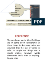 Reference and Inference by DR - Shadia