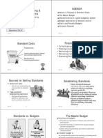 Budgeting and Standard Cost