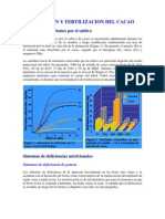 Nutricion de Cacao PDF