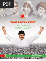 Chiru Praja Rajyam Party Manifesto