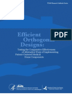 Efficient Orthogonal Designs